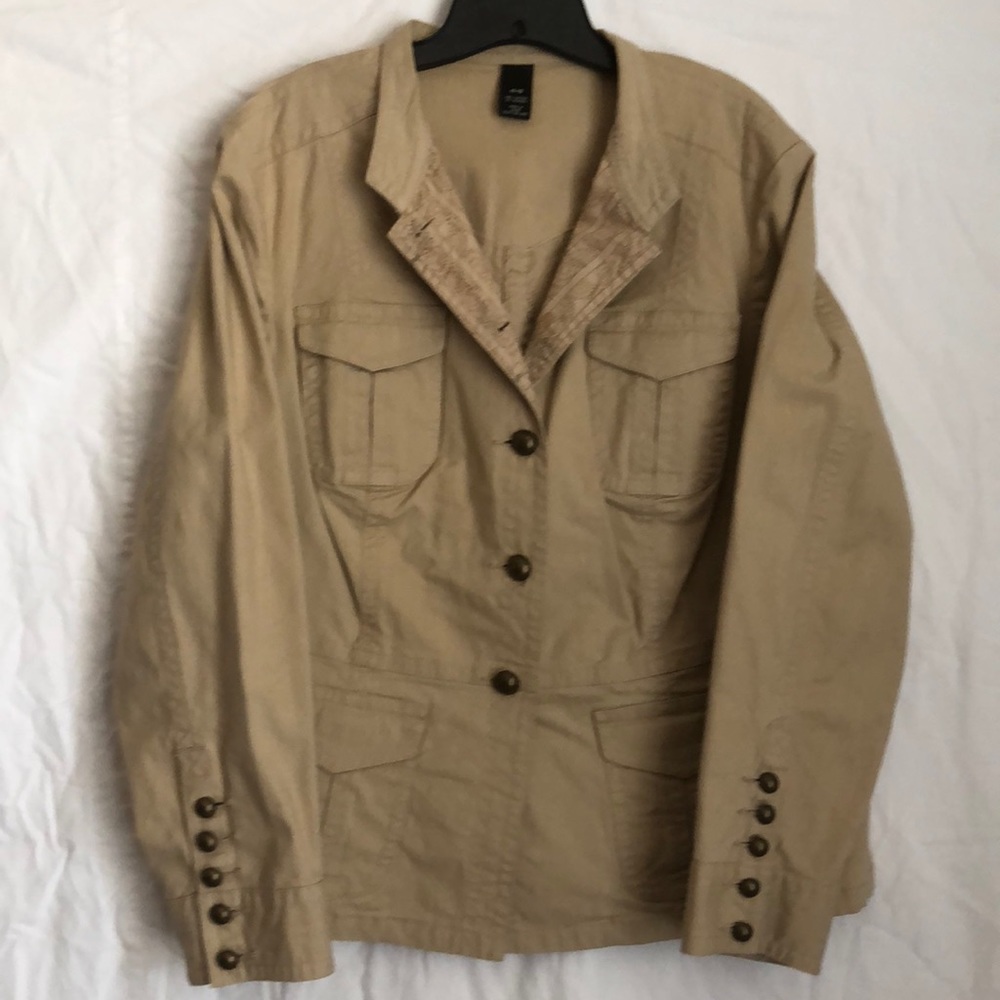 Lane Bryant Tan Jacket